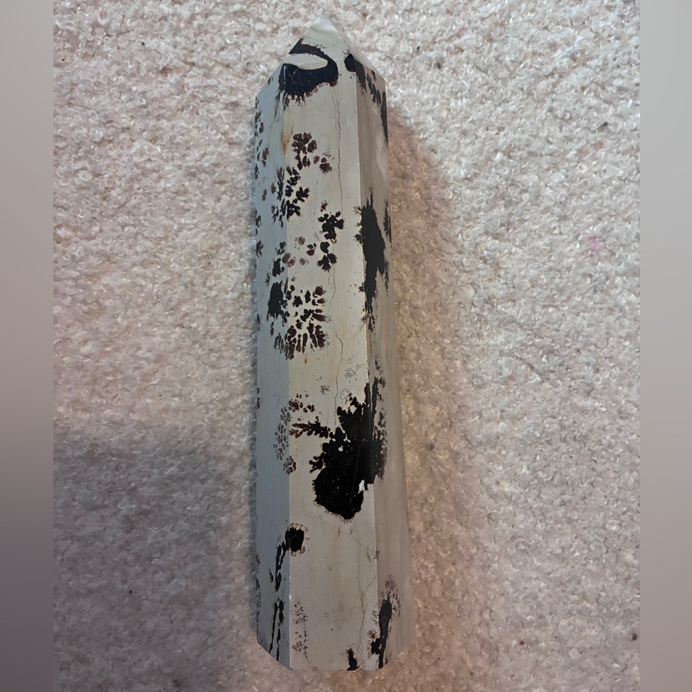 6.5 inch Dendrite Jasper crystal tower